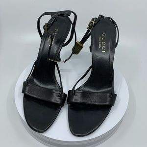 4” Black Gucci Heels